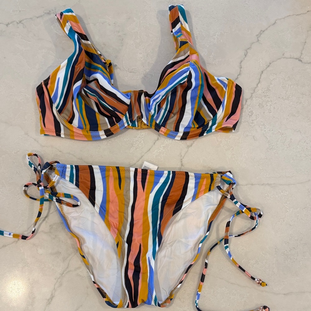 Freya Multicolor Striped Bikini